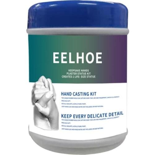 DIY Creative Souvenir Hand Casting Kit Baby Plaster Mold Couples Wedding 3D Hand Mud Clay Casting Set Decoration Crafts