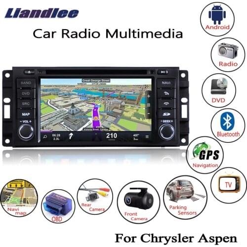 Liandlee For Chrysler Aspen 2008~2009 Android Car Radio CD DVD Player GPS Navi Navigation Maps Camera OBD TV Screen Multimedia