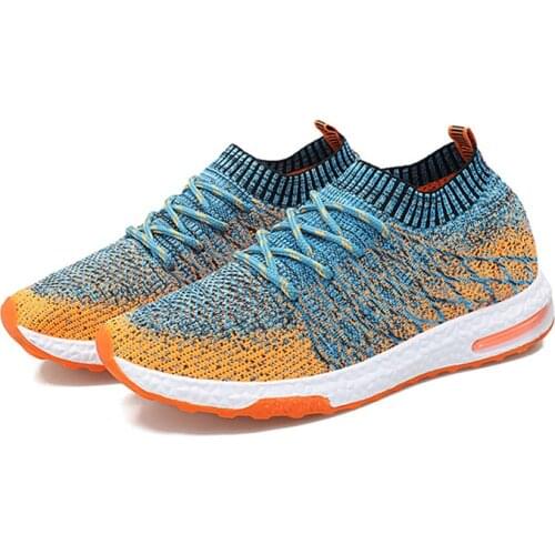 Men Light Air Mesh Casual Sneakers Shoes For Male Sock Shoes Zapatillas Footwear Jogging Running Shoes Plus S Size 39-46