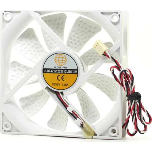 For Globe Fan 12cm Computer Chassis Power Supply the Heat Radiating Fan 12025 12V 0.26A 0.3A