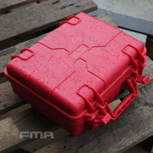 FMA High Quality Outdoor Tactical Traveling Portable Plastic Carry Case Storge Box TB1260-RED