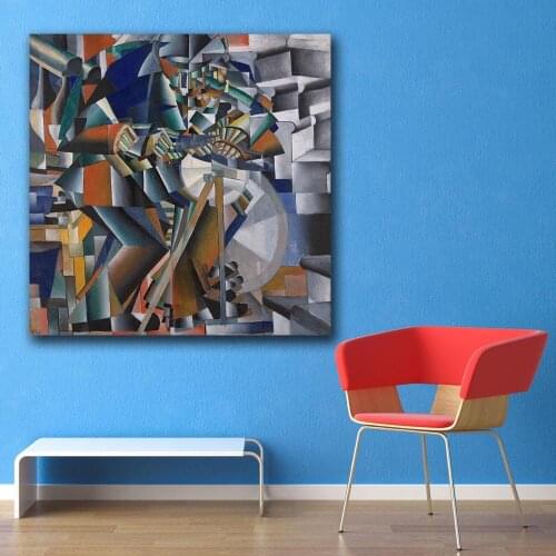 Kazimir-malevich-the-knife-grinder Oil Painting Wall Art Picture Paiting Canvas Prints Home Decor Wall Art Picture