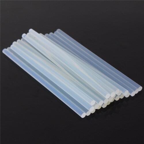 50pcs/lot 7mmx200mm Clear Hot Melt Glue Sticks Adhesive For Hot Melt Gun Car Audio Craft Transparent Removal Hand Tool