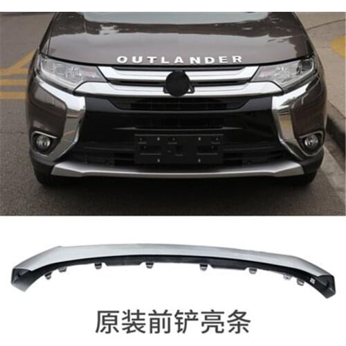 ABS Front bumper cover trim fog lamp cover Front bar trim Auto parts Car styling For Mitsubishi Outlander 2013 -2020