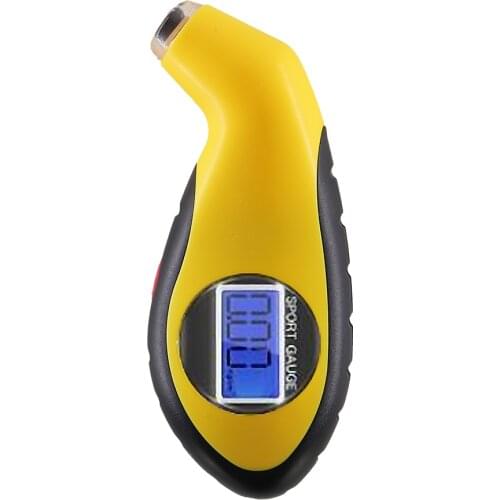 Digital Car Tire Tyre Air Pressure Gauge Meter LCD Display Manometer Barometers Tester for Car Truck Motorcycle Bike