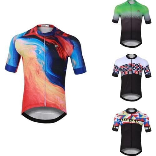 Mens Short Sleeve Cycling Jersey Bike Jersey Top Mountain Bike MTB Road Bike Cycling sports ciclismo cycling jersey bicycle