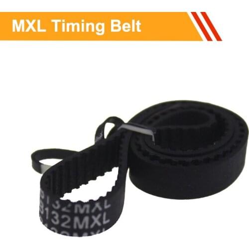 MXL Type Closed loop Tooth Belt Length 101/102/104/108/109/110MXL Transmission Belt 6/10mm Belt Width Rubber Gear Belt