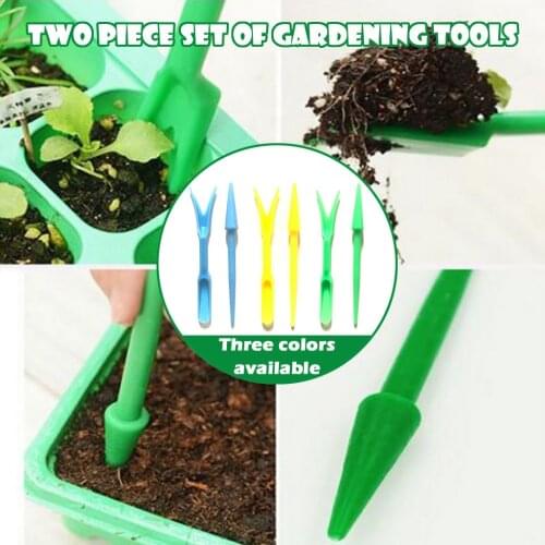 2 PCS Garden Succulent Kit Adjustable Sowing Machine Seedling Transplanter Perforator Seeder And Fleshy Plants Tools for Home