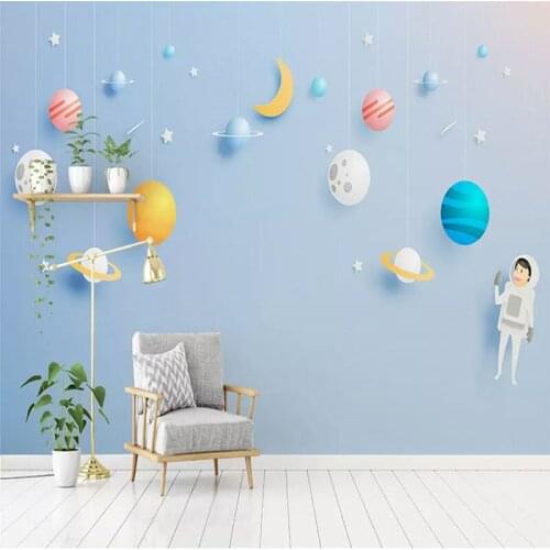 Custom 3D Wallpaper mural simple starry sky lovely boy girl bedroom living room dining room background wallpaper