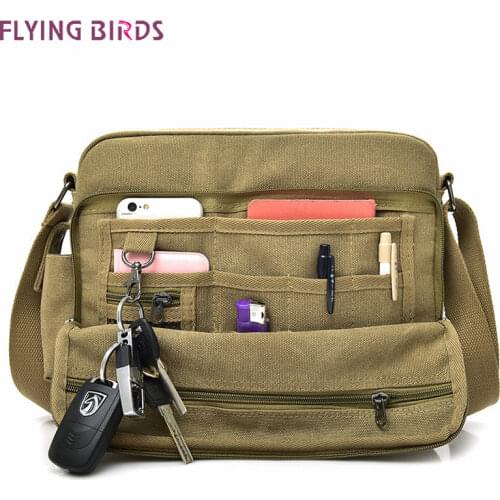 New Retro Canvas Bag Shoulder Bag Mens Casual Bag Korean Version of The Messenger Bag Multi-function Ipad ZF10106