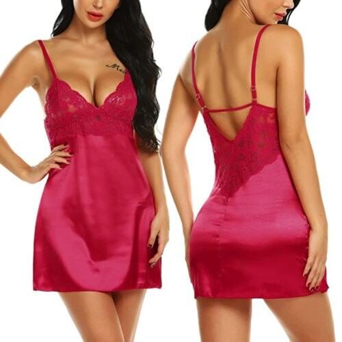 Summer New Women Sexy Lingerie Exotic Sleepwear Lace Floral Teddy Womens Underwear Backless Strap Babydoll Nightwear