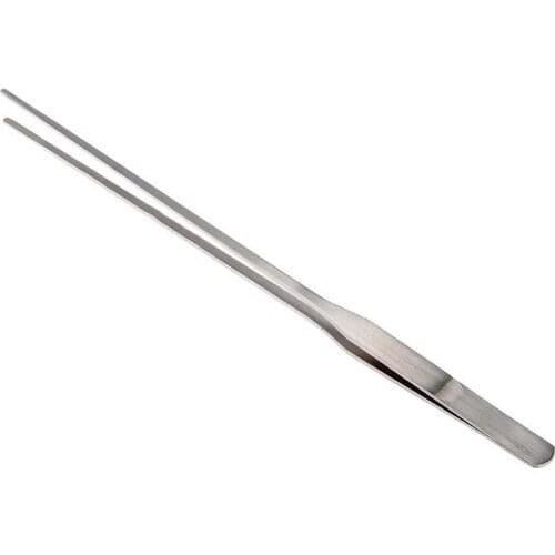 New 27 cm tweezers Long Straight Tweezer Stainless Steel Aquarium Basin