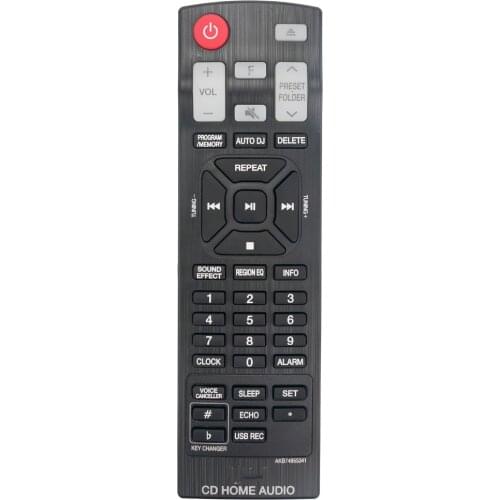 New AKB74955341 Replaced Remote Control fit for LG CJ45 CJS45F CJS45W CJ65 CJS65F Mini Hi-Fi System