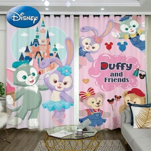 Disney Stellalou Curtains Simple Bedroom Fresh Children Curtains Girl Bedroom Princess Room Curtains