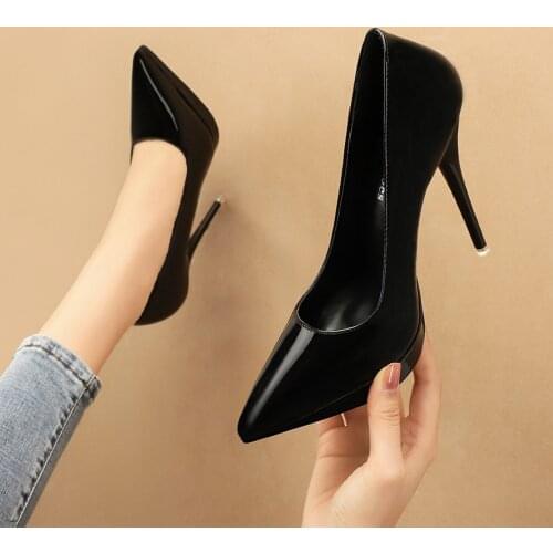 2020 Women High Heels Pumps Lady Sexy Pointed Toe Tacones Hakken Heels Pumps Female Escarpins Footwear Nude Shoes