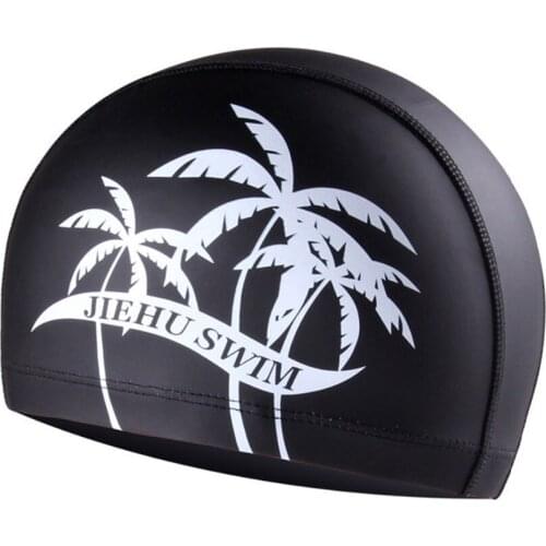 Waterproof Swimming Caps Protect Ears Long Hair Sports Swim Pool Hat Swimming Cap Free size for Men & Women Adults