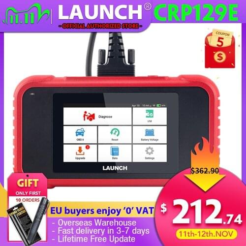 Launch X431 Creader CRP129 CRP123 Creader VIII OBD2 diagnostic tool for ENG/AT/ABS/SRS + EPB/Oil/SAS reset X431 CRP 129 Scanner