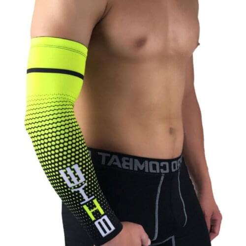 1PCS Cool Men Sport Cycling Running Bicycle UV Sun Protection Cuff Cover Protective Arm Sleeve Bike Arm Warmers Sleeves New 8