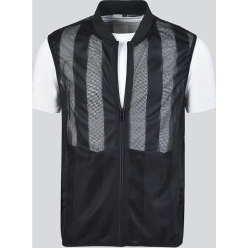 Summer Ultra Thin Mens Vest Breathable Mesh Hiking Sleeveless Jackets Multipockets Fishing Waistcoat Teenagers Casual Outerwear