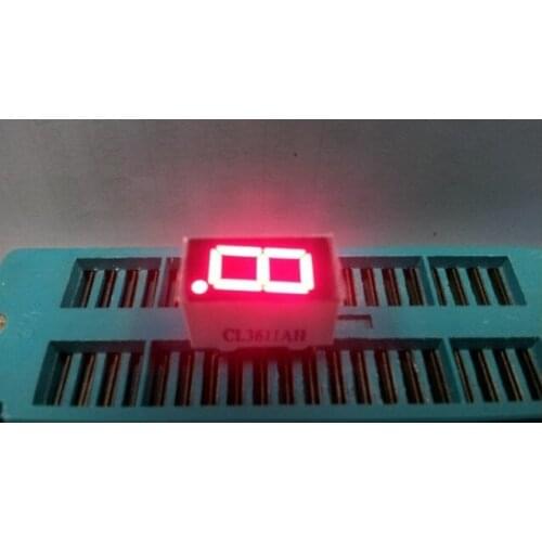 20pcs 7 segment Common Cahtode/Anode 1 Bit digital Tube 0.36in. Red LED Display 7 segmentos LED Digital tube