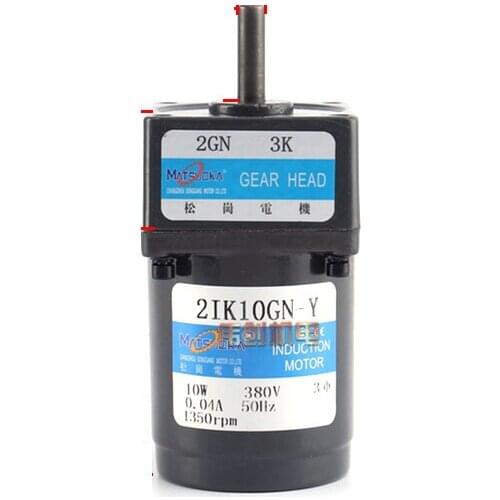 2IK10GN-Y 10W AC380V three-phase AC gear reducer motor, forward and reverse, high torque, constant speed motor