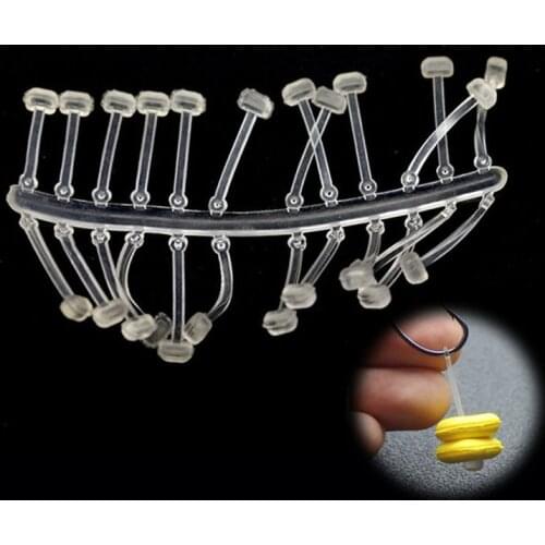 5Cards/120Stops Carp Fishing Hair Rig 27mm Fishing Bait Stop Pop Up Rig Stoppers Boilie Inserts Fishing Accessory A310