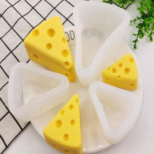 Non-stick DIY ice cream chocolate mold Cheese Shape Silicone Cake Mold Chocolate Dessert Pastry Baking Tool