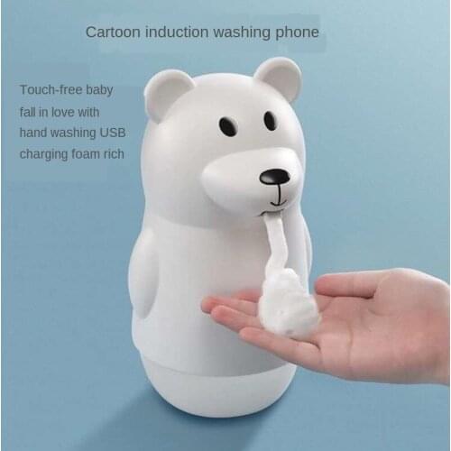 Automatic Foam Soap Dispenser,Cartoon Induction Liquid Hand Washing Machine,USB Charge,Intelligent Foam Hand washing