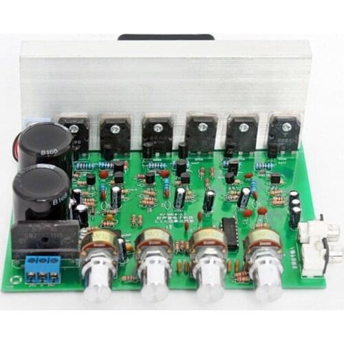 B688 D718 tube + TL084 + NE5532 fever Computer desktop speaker 2.1 channel 80W+80W+150W Subwoofer audio power amplifier board