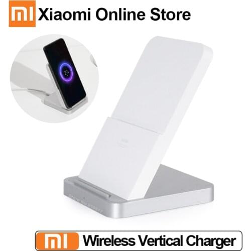 Original Xiaomi Vertical Air-cooled Wireless Charger 30W Max with Flash Charging for Mi Fast Wireless Charge Cellphone Mi 9 Pro