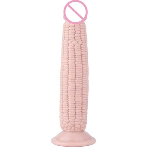 Corn Shape Dildo Strapon Sex Toys With Suction Cup For Women Adult Big Anal Plug Flirting Masturbation Products Sex Shop 18