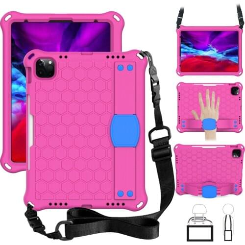 For Apple IPad Pro 11 2020 2018 Kids Safe EVA Shockproof Stand Case Protective Tablet Cover For Ipad Air 4 10.9 With Strap #R