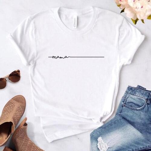 MAMA Letters Print T shirt Women 90s Girls Tshirt Summer Casual T-shirt Fashion Clothes Lady Tops tees shirt femme mujer