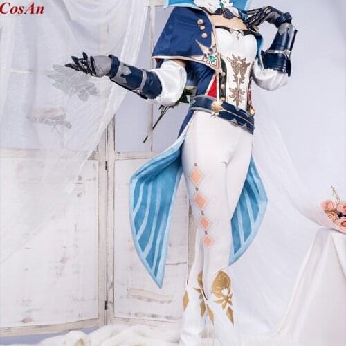 Game Genshin Impact Jean Gunnhildr Cosplay Costume Dandelion Knight The High Quality Battle Uniform Female Role Play Clothing