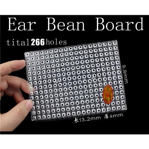 Medical Double-sided Ear Point Therapeutic Plate Ear Paste Made of Transparent ABS Plastic Plate for Ear Point Plate of Ear Bean