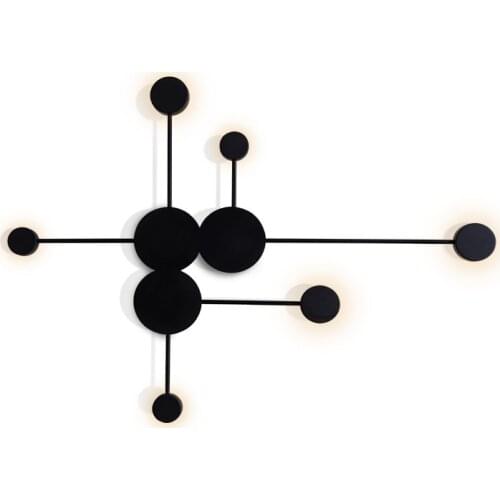 Nordic designer wall light led America retro decorative wall sconce fixture white black luminaire applique wandleuchte