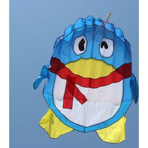 New arrival soft inflatable penguin kite for kids children audlts outdoor fun flying 3D solid show kite for free shipping