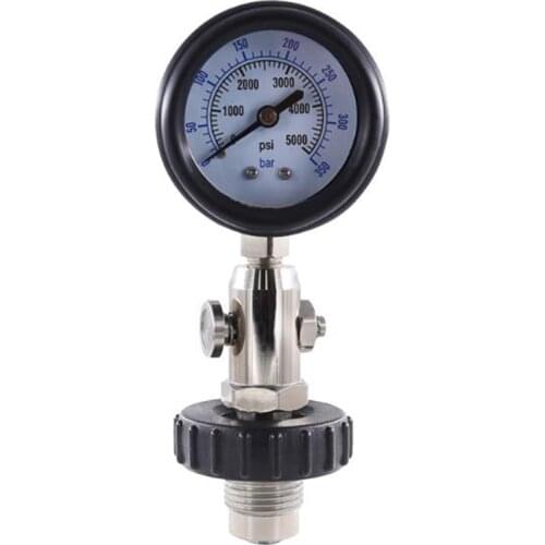 New DIN Air Tank Pressure Checker for Scuba Diving with 350Bar Gauge,Diving Gauge