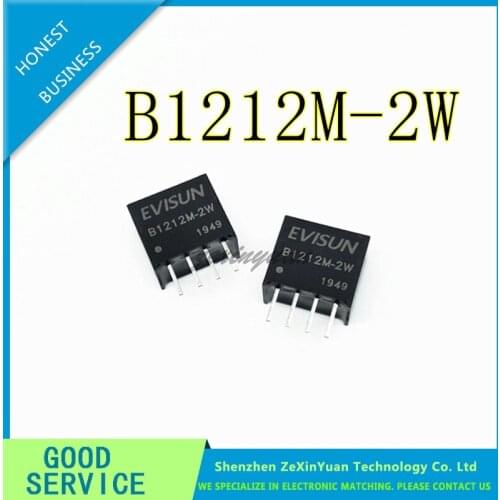 2PCS-10PCS B1212M-2W 12V TO 12V SIP-4 NEW Power module