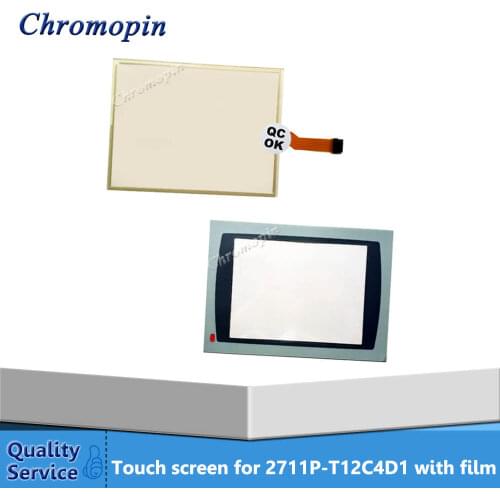 Touch Screen Panel for AB PanelView Plus 1250 2711P-T12C4D1 2711P-T12C4D2 2711P-T12C4D6 2711P-T12C4D7 with Overlay