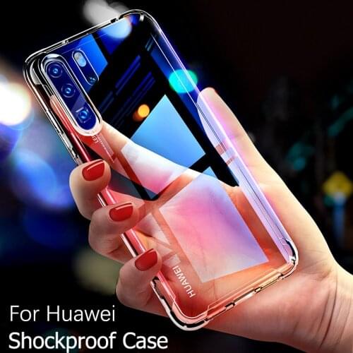 Transparent airbag case for huawei mate 30 pro p30 p20 p40 lite p smart 2019 silicone cases cover honor 20s 20 10 lite 10i 8x 9x