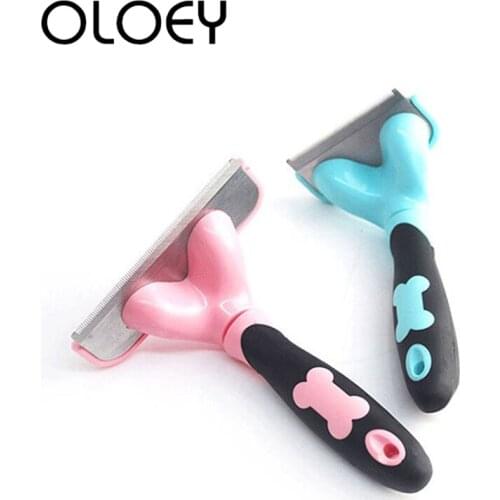 Pet Hair Shedding Comb Pet Dog Cat Brush Grooming Tool Fur Trimming Hair Removal Comb For Dogs Puppy Kitten Cats Product