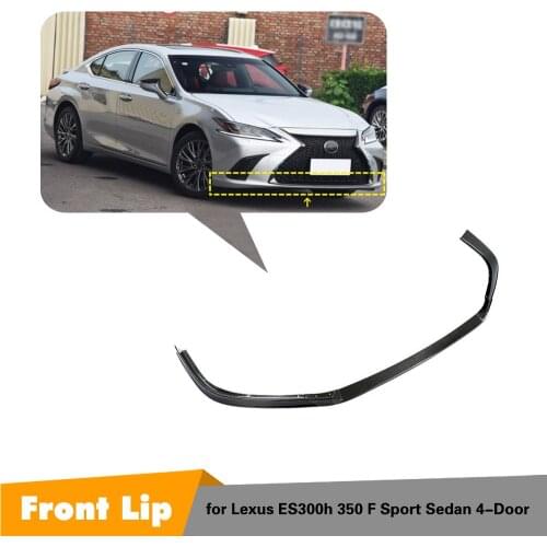 Carbon Fiber /FRP Car Front Bumper Splitter Lip Kit Diffuser Guard For Lexus ES ES300 ES350 F-Sport 2018 2019
