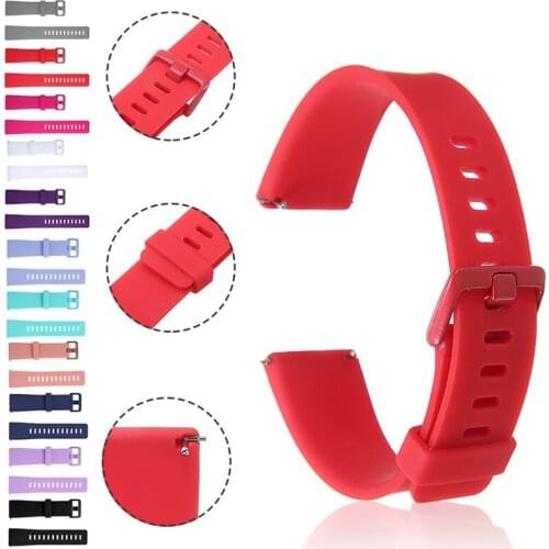 Silicone Sport Strap For Fitbit Versa 2/Versa Lite/Versa Smart Watchbands Colorful Adjustable Bracelet Replacement TPU Strap
