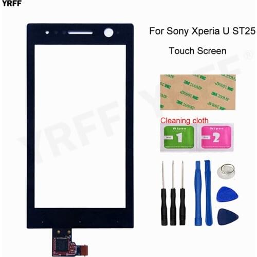 3.5" Touch Screen For Sony Ericsson Xperia U ST25 ST25i ST25a Touch Screen Digitizer Front Glass Panel Sensor Assembly Parts