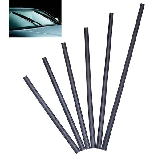 Hot sale 1Pc 17''- 32'' Car SUV Silicone Rubber Universal Frameless Windshield Wiper Wash Blade Refill Soft Replacement