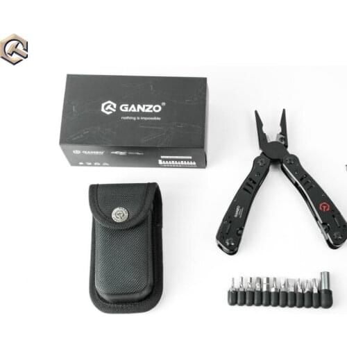 Ganzo Folding EDC Hand Tool Knife G302B Tungsten Exchangeable Blade Cutter Multi Functional Combination Plier Multi Pliers