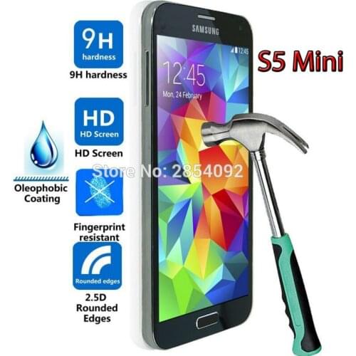 SM-G800F/ G800H S5 Mini Screen protector Tempered Glass On for Samsung Galaxy S5 Mini Protector de pantalla Guard Protection