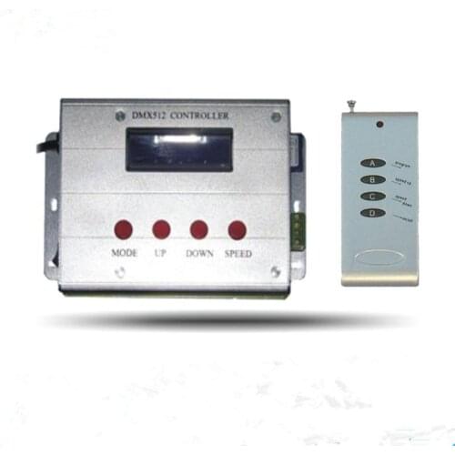 LED Full Color DMX512 Controller SD card LCD For LED Wall Washer Lights Guardrail Tube Bar Digital Wireless Remote Synchronizer