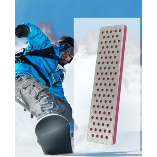 100 x 25mmGrit Sharpening Stones Diamond Sharpening Stones Wear-resistant for Skiing Ice Snowboard Ski Edges Skiing Sharpener